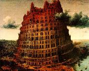 BRUEGEL, Pieter the Elder The Little Tower of Babel Spain oil painting artist